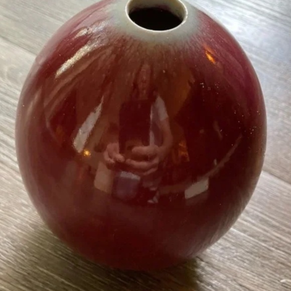 West Elm Vase 6" Mauve/Pink - Picture 2 of 2